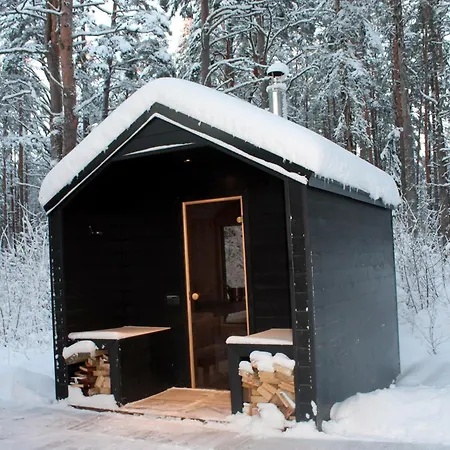 Minimaja Ja Saunamaja Vaatega Maennimetsale Syytme Exterior photo